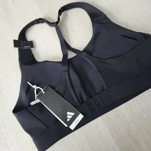 NWT Sports Bra Adidas Ultimate Run Medium-Support MED A/C - Picture 4 of 9